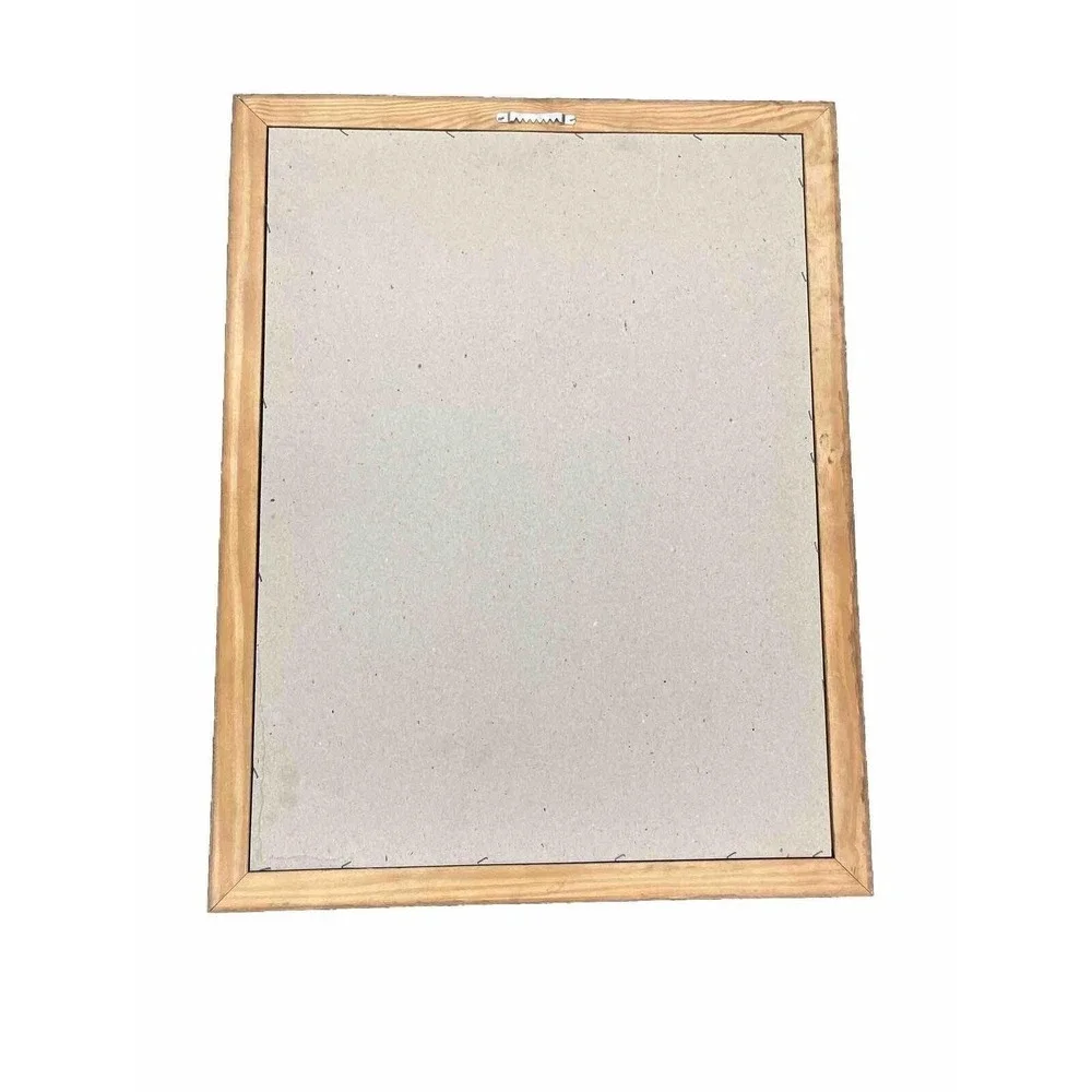Golden Classic Premium Beer Wood Framed Stained Glass Chalk Board Menu Board